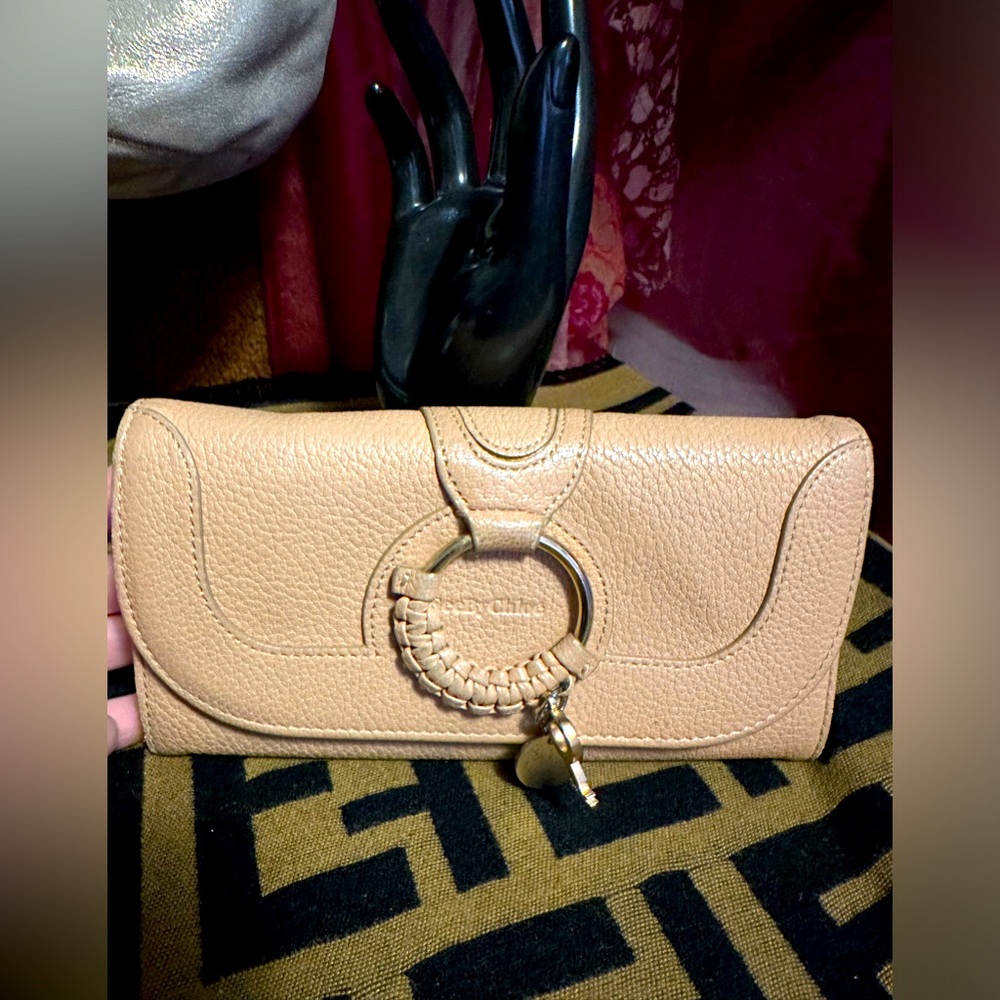 See by Chloe blush color wallet In excellent condition w unique charms.